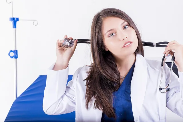 doctor, woman, professional, stethoscope, medicine, consulting room, examine, treatment, diagnosis, profession, health, hospital, nurse, student, doctor, doctor, doctor, doctor, doctor, nurse, nurse. Medspa operator profit: modeling state rules and delays
